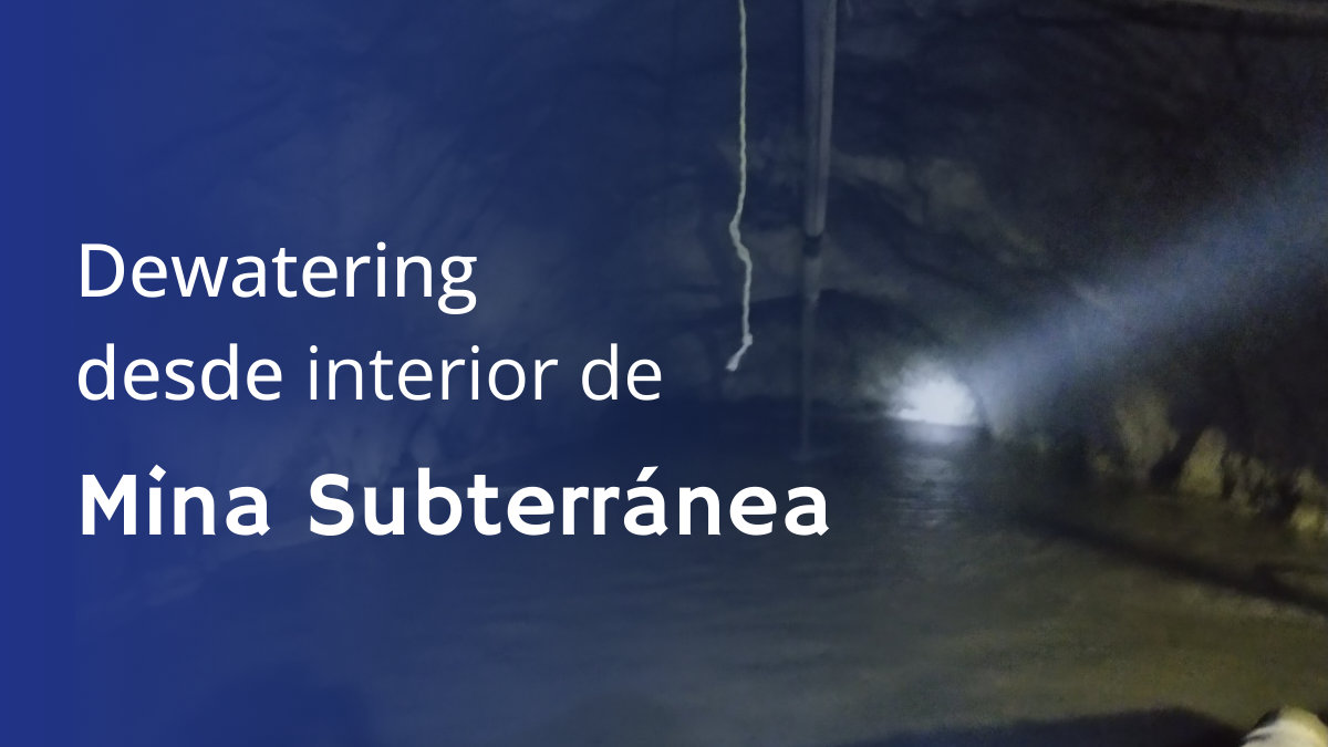 Instalación de bomba DW para garantizar la seguridad y eficiencia de una mina subterránea en Zacatecas