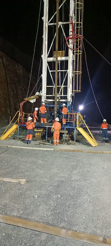 Ejecución eficiente de operación Pull & Rull en mina 1